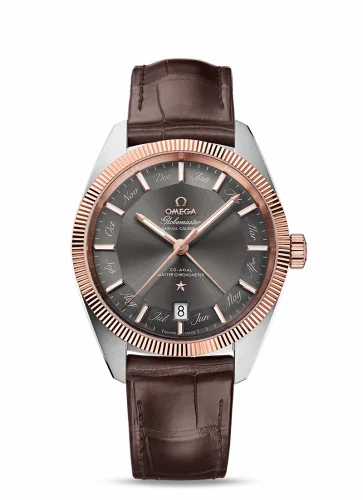 Omega Globemaster Annual Calendar Stainless Steel / Sedna Gold / Grey 130.23.41.22.06.001 (13023412206001)